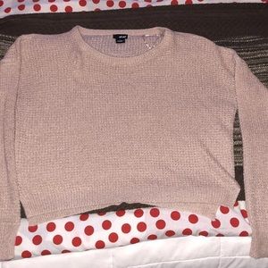 Pink Cropped Sweater